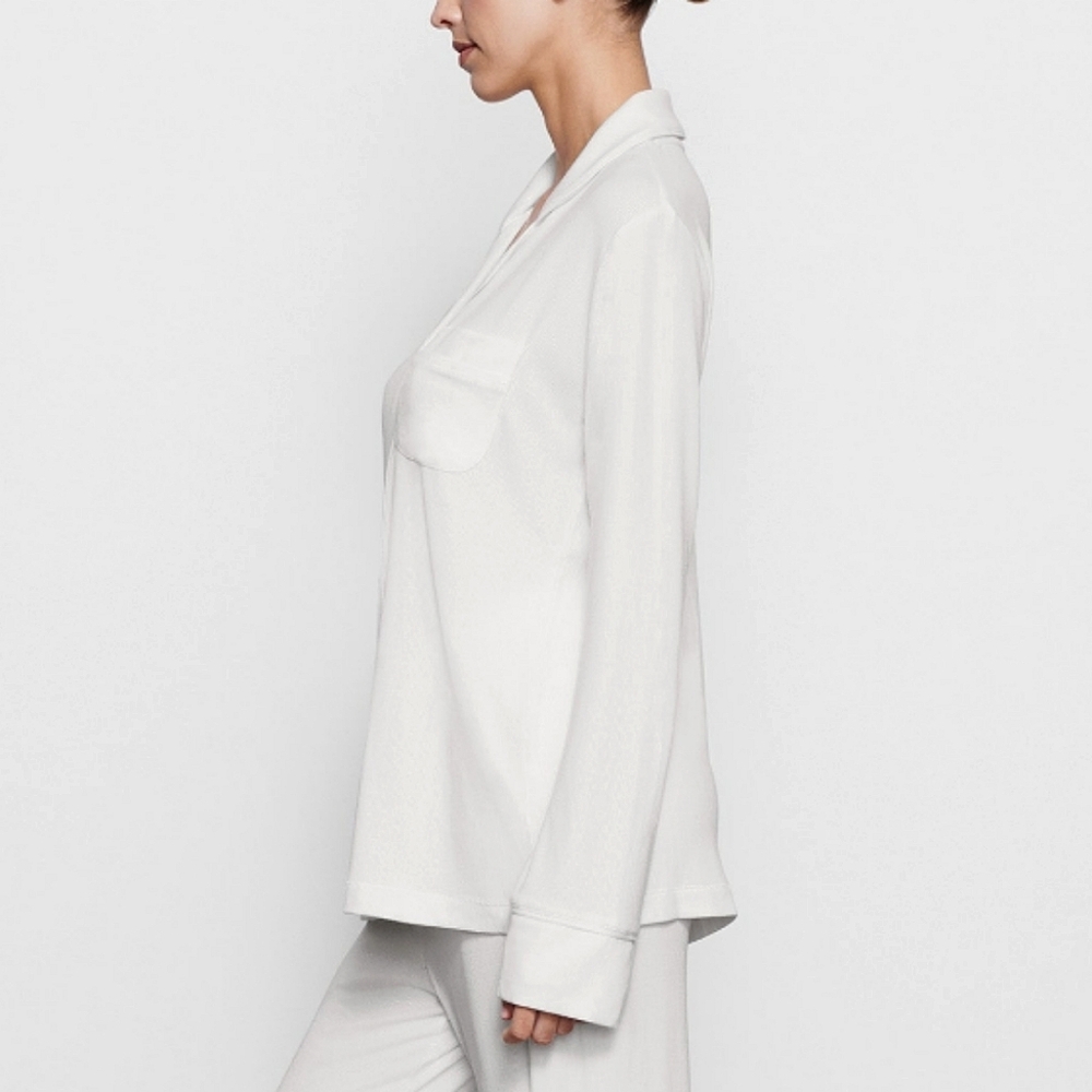 SKIMS Soft Lounge Button Up Pajama Top - Picture 2 of 15